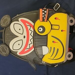 Brand New Loungefly Scary Teddy And Undead Duck Mini Backpack
